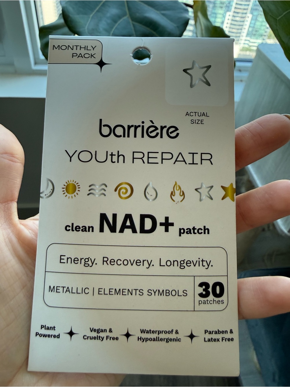 barrière YOUth REPAIR NAD+ Clean Patch - White & Gold